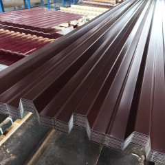 Профнастил оцинкованный с полимерным покрытием полиэстер Н60 buildstor 0,65х845мм RAL 9002 Светло-серый
