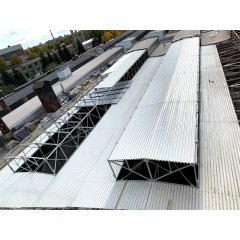 Профнастил оцинкованный с полимерным покрытием полиэстер Н75 buildstor 0,7х800мм RAL 1018 Цинково-жёлтый