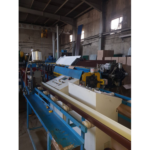 Желоб прямоугольный водосточный полиэстер Grand Line Vortex 3000мм RAL 3005